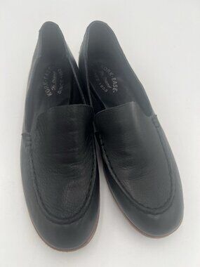 Kork-Ease Meg Loafers 9.5M Black Leather Slip On Comfort Shoes NWOB Soft Classic